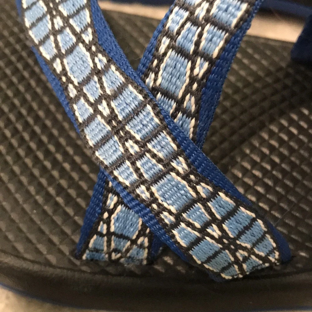 Chaco Swell Eclipse Sandal Kids Junior Size 6 Blue Z1 Ecotread Excellent - Picture 4 of 9